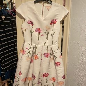 Ted Baker Dress-worn once-beautiful floral